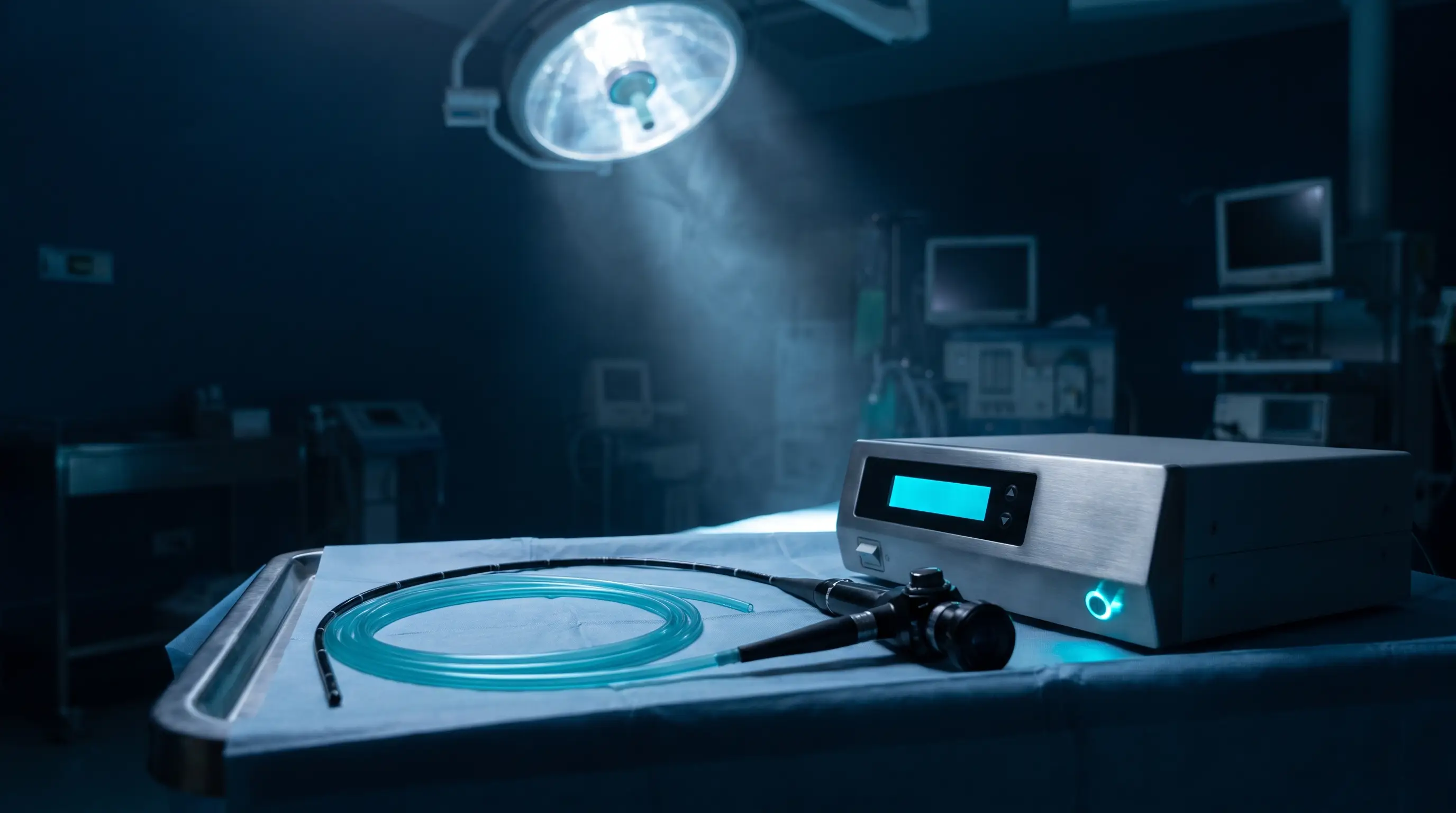 RIRS thulium fiber laser lithotripsy equipment for zero-incision kidney stone surgery in Istanbul