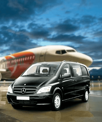 Chauffeured Mercedes waiting for airport pickup and private hotel and clinic transfer in Istanbul