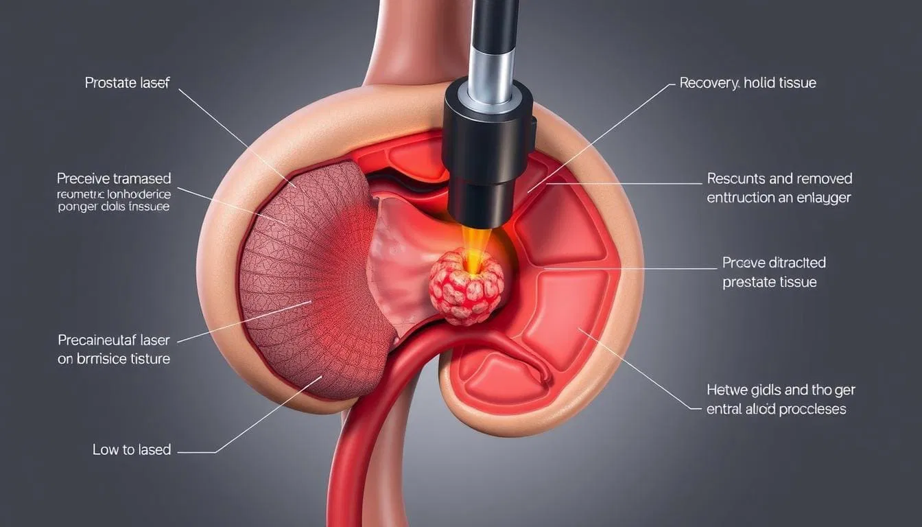HoLEP holmium laser operating suite at a JCI-accredited urology hospital in Istanbul